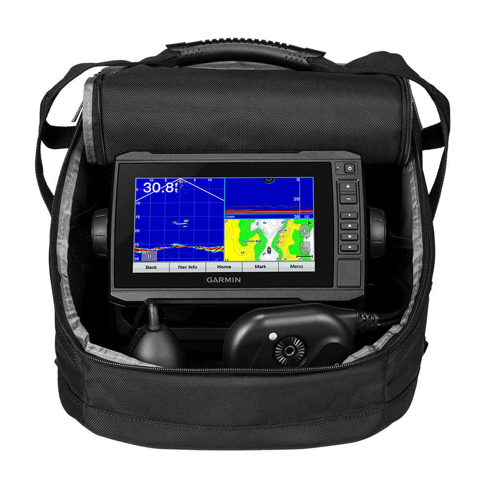 Garmin Panoptix PS22 Ice Fishing Bundle, 7" ECHOMAP UHD 73cv, PS22-TR Transducer, LakeVü g3 Maps — Quality Boat Parts