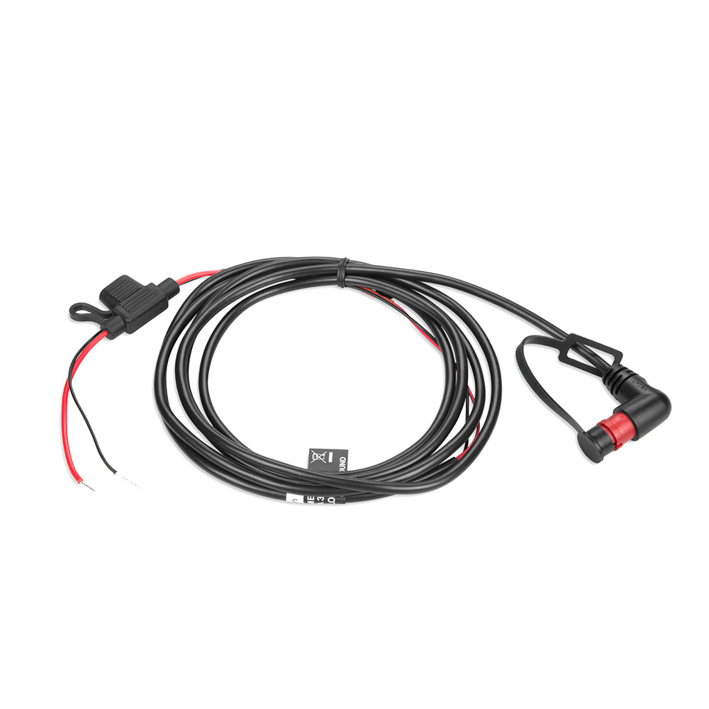 Garmin Right-Angle 2-Pin Power Cable, For GCV 10/20 and GSD 25, 6 ft (2 m), Threaded Connector — Quality Boat Parts
