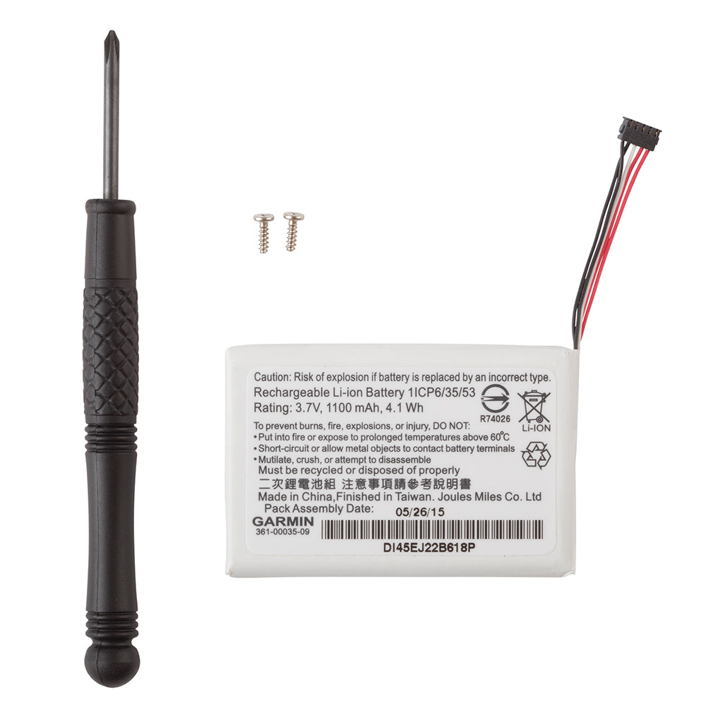 Garmin Lithium-Ion Battery Pack, For TT 15 mini/T 5 mini, Not Compatible with TT 15/T 5, 16-30 Hour Battery Life — Quality Boat Parts