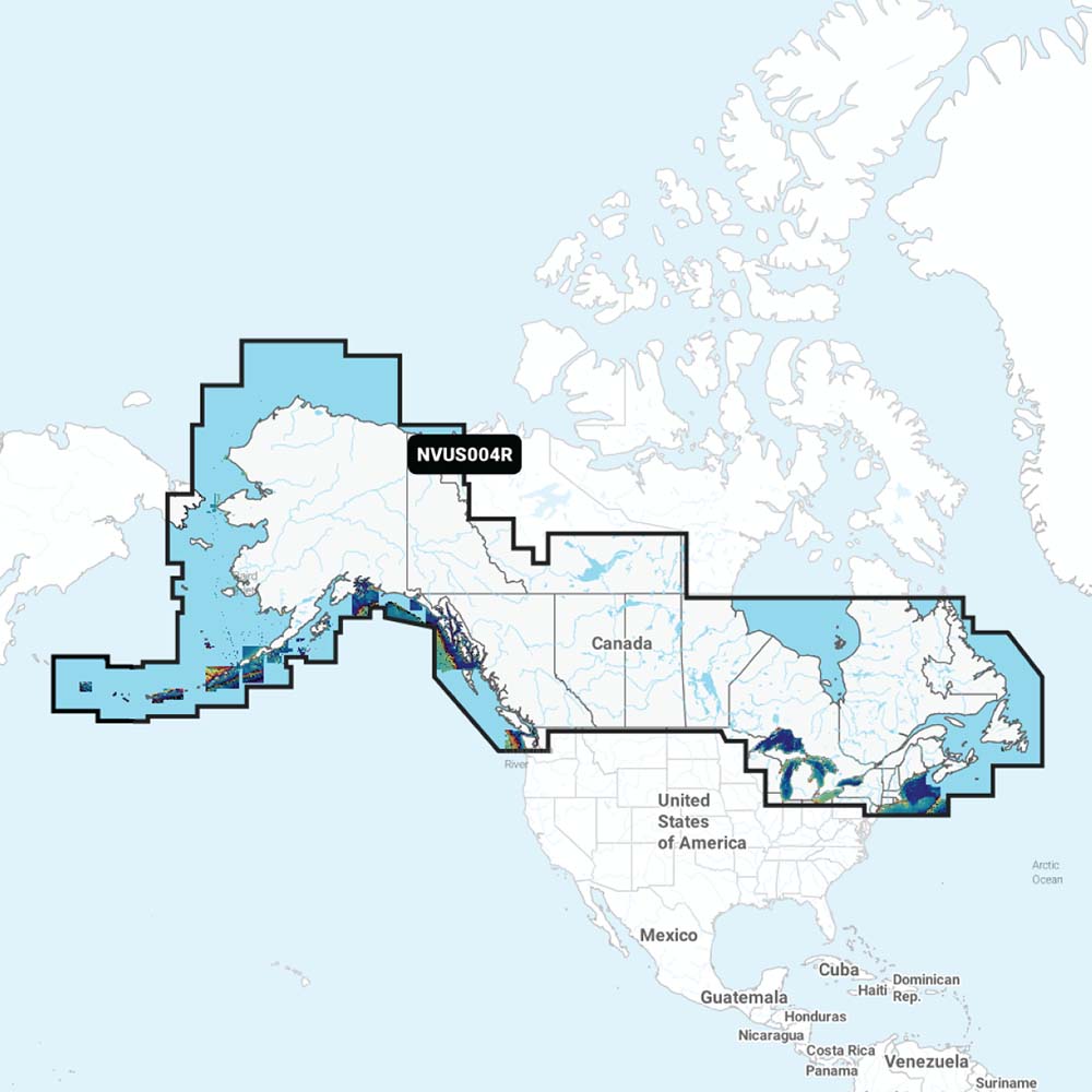 Garmin Navionics Vision+ Chart Card, NVUS004R Canada & Alaska — Quality Boat Parts