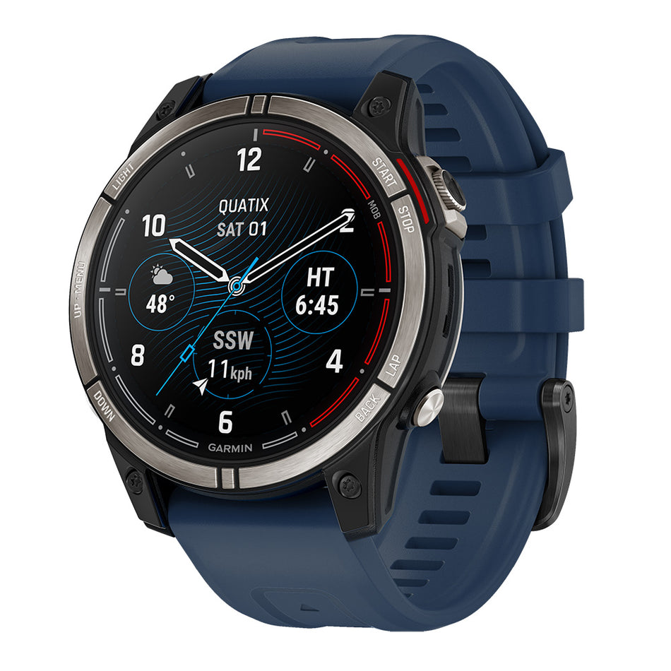Garmin Quatix 7 Sapphire Marine GPS Smartwatch, AMOLED Display, 10 ATM, Up to 16 Days — Quality Boat Parts