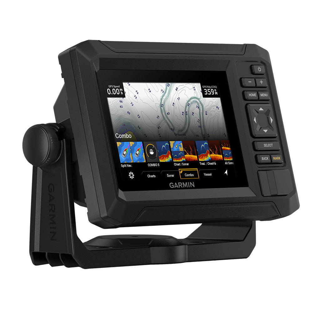 Garmin ECHOMAP UHD2 53cv Chartplotter/Fishfinder Combo, With GT20-TM Transducer, 5 in Keyed Display, CHIRP Traditional Sonar, ClearVü Scanning Sonar, LakeVü g3 Inland Maps, Wi-Fi — Quality Boat Parts