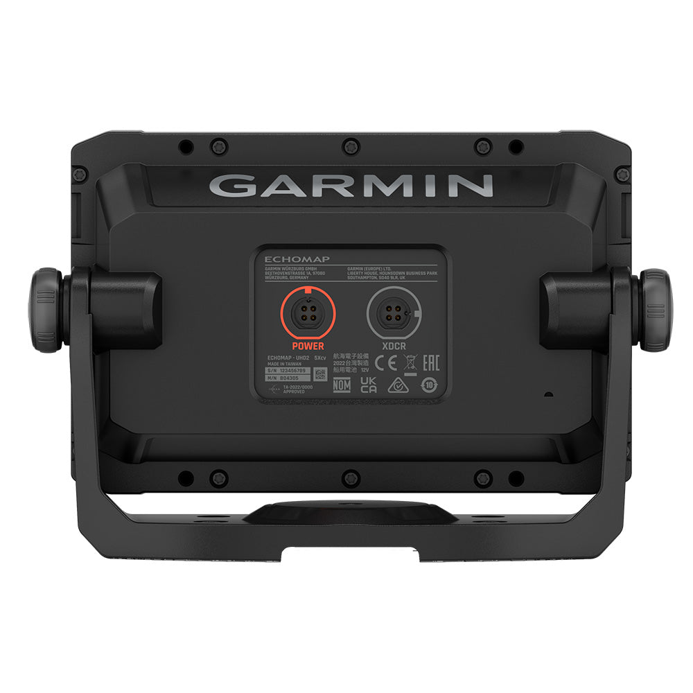 Garmin ECHOMAP UHD2 53cv Chartplotter/Fishfinder Combo, With GT20-TM Transducer, 5 in Keyed Display, CHIRP Traditional Sonar, ClearVü Scanning Sonar, LakeVü g3 Inland Maps, Wi-Fi — Quality Boat Parts