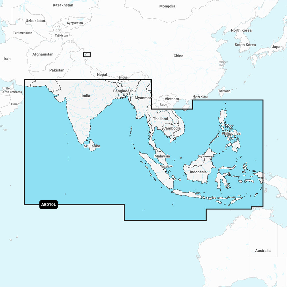 Garmin Navionics Vision+ Marine Chart Card, Indian Ocean & South China Sea, microSD/SD, 1-Year Subscription — Quality Boat Parts