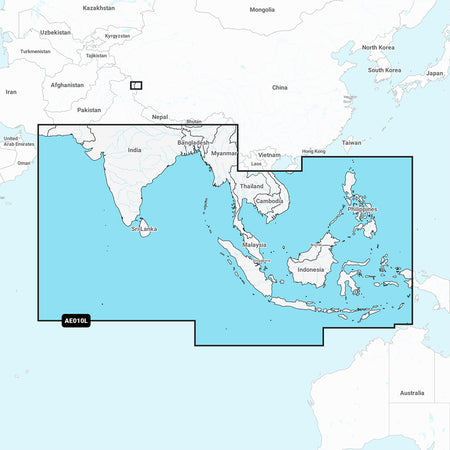 Garmin Navionics Vision+ Marine Chart Card, Indian Ocean & South China Sea, microSD/SD, 1-Year Subscription — Quality Boat Parts