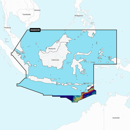 Garmin Navionics Vision+ NVAE023R Electronic Chart, Java & Borneo — Quality Boat Parts