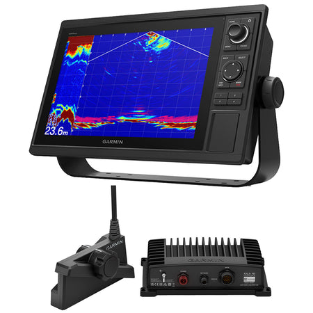 Garmin GPSMAP 1222 LiveScope Plus Bundle, 12 in Keyed Chartplotter, GLS 10, LVS34 — Quality Boat Parts