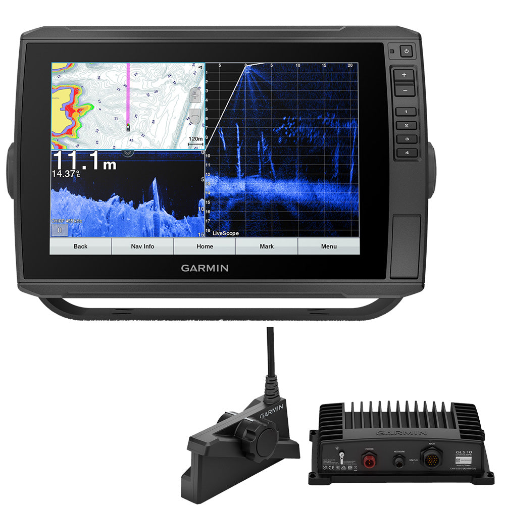 Garmin ECHOMAP Ultra 102sv Chartplotter/Sonar Combo, LiveScope Plus LVS34 Transducer — Quality Boat Parts