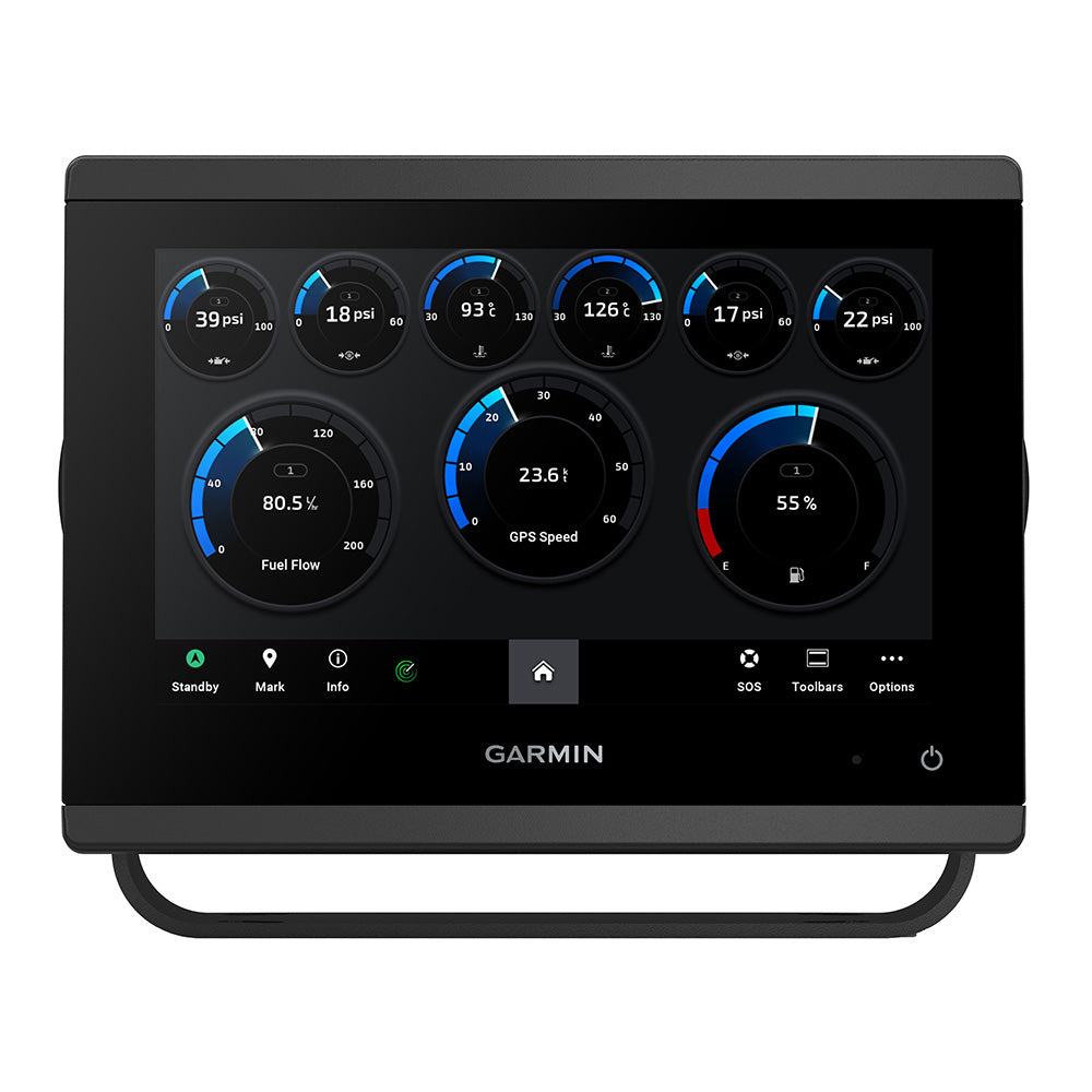 Garmin GPSMAP 743xsv 7" Chartplotter/Fishfinder Combo, Touchscreen, SideVü Sonar, ClearVü Sonar, Navionics+ Built-In — Quality Boat Parts