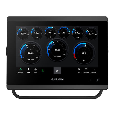 Garmin GPSMAP 743xsv 7" Chartplotter/Fishfinder Combo, Touchscreen, SideVü Sonar, ClearVü Sonar, Navionics+ Built-In — Quality Boat Parts