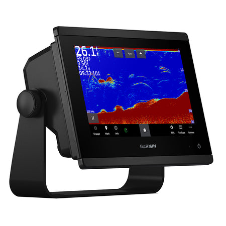 Garmin GPSMAP 743xsv 7" Chartplotter/Fishfinder Combo, Touchscreen, SideVü Sonar, ClearVü Sonar, Navionics+ Built-In — Quality Boat Parts