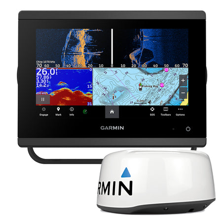 Garmin GPSMAP 743xsv Chartplotter/Fishfinder, 7in, Navionics+, UHD SideVu/ClearVu, GMR 18 HD+ 4kW Radar — Quality Boat Parts