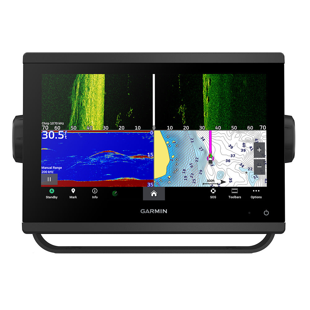 Garmin GPSMAP 943xsv Chartplotter/Fishfinder, 9in Touchscreen, Navionics+ Charts, UHD SideVü/ClearVü, No Transducer — Quality Boat Parts