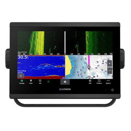 Garmin GPSMAP 943xsv Chartplotter/Fishfinder, 9in Touchscreen, Navionics+ Charts, UHD SideVü/ClearVü, No Transducer — Quality Boat Parts