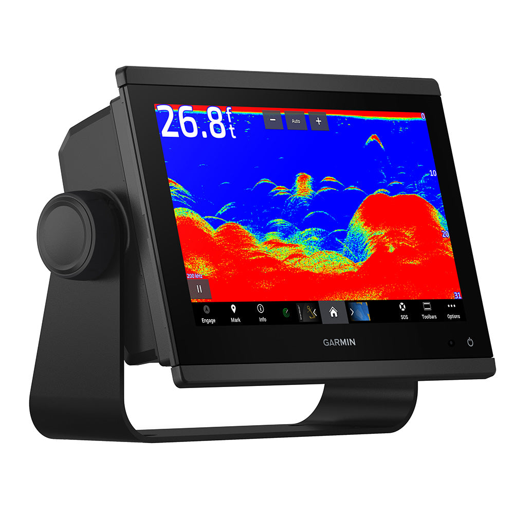 Garmin GPSMAP 943xsv GN+ Chartplotter/Fishfinder, 9in IPS Touchscreen, UHD SideVü/ClearVü, US/Canada Navionics+ Charts, 4 kW GMR 18 HD+ Radar — Quality Boat Parts