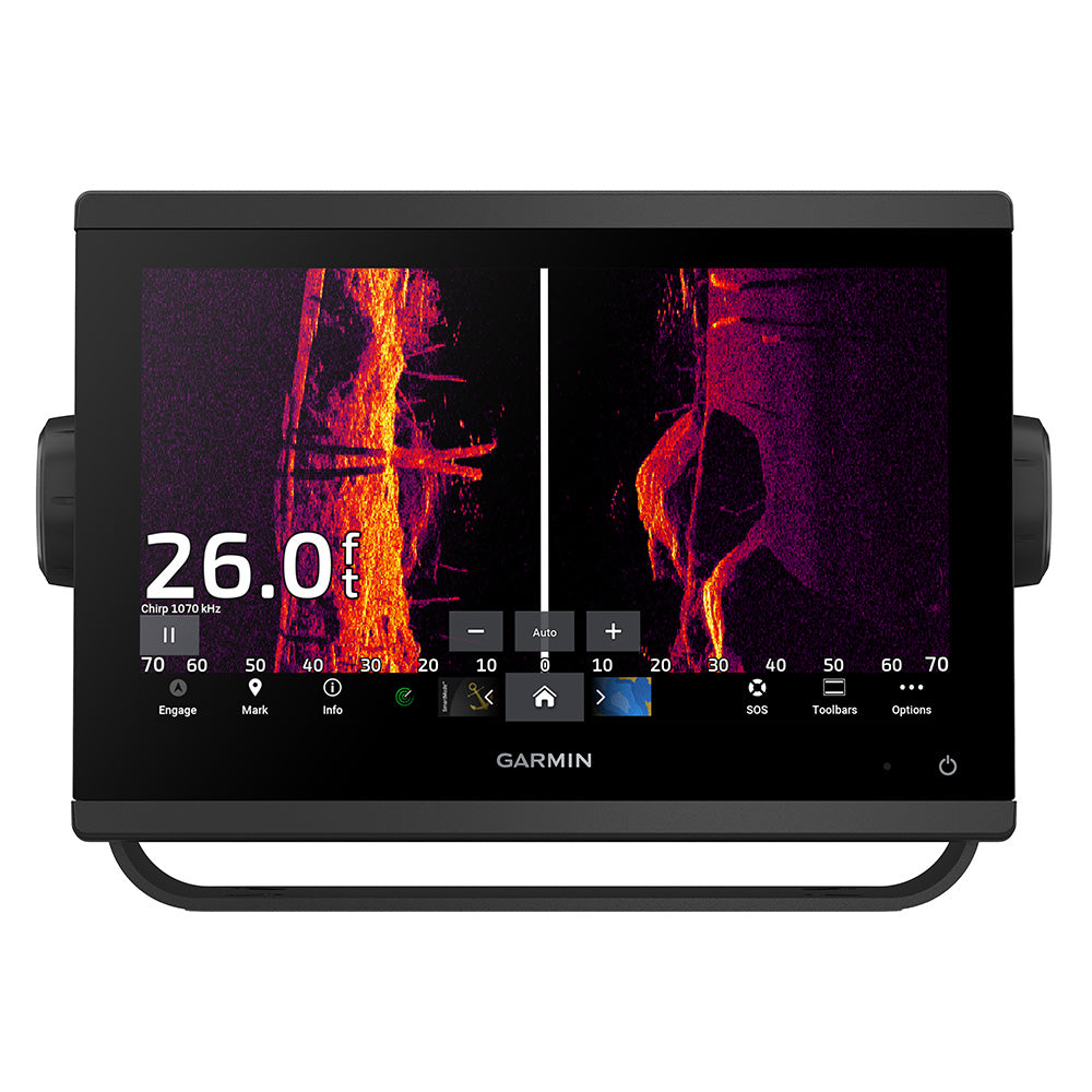 Garmin GPSMAP 943xsv GN+ Chartplotter/Fishfinder, 9in IPS Touchscreen, UHD SideVü/ClearVü, US/Canada Navionics+ Charts, 4 kW GMR 18 HD+ Radar — Quality Boat Parts