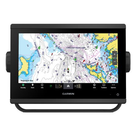 Garmin GPSMAP 943xsv GN+ Chartplotter/Fishfinder, 9in IPS Touchscreen, UHD SideVü/ClearVü, US/Canada Navionics+ Charts, 4 kW GMR 18 HD+ Radar — Quality Boat Parts