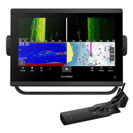 Garmin GPSMAP 943xsv GPS Chartplotter/Fishfinder, With GT56-TM Transducer, 9 in Touchscreen, Navionics+ Charts, SideVu/ClearVu Sonar — Quality Boat Parts