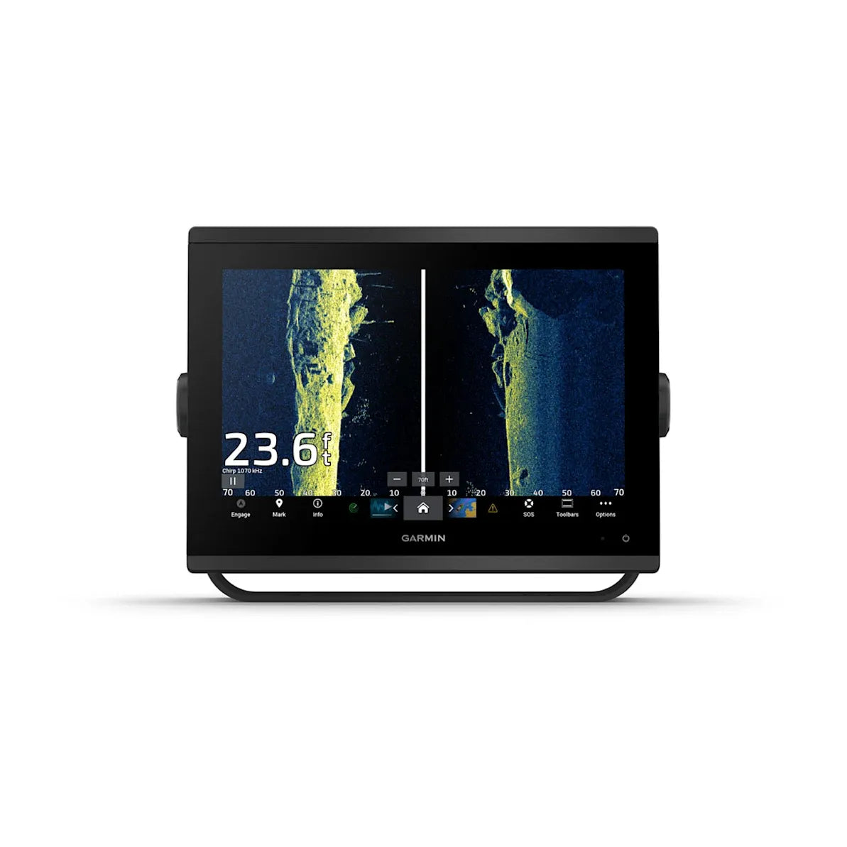 Garmin GPSMAP 1243xsv Chartplotter/Fishfinder Combo, 12in Touchscreen, Navionics+ Built-In, UHD SideVü/ClearVü, 1 kW CHIRP, NMEA 2000/0183, Wi-Fi — Quality Boat Parts