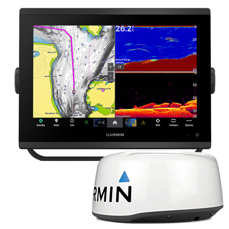 Garmin GPSMAP 1243xsv 12" Chartplotter/Fishfinder, GN+, GMR 18HD+ Radar — Quality Boat Parts