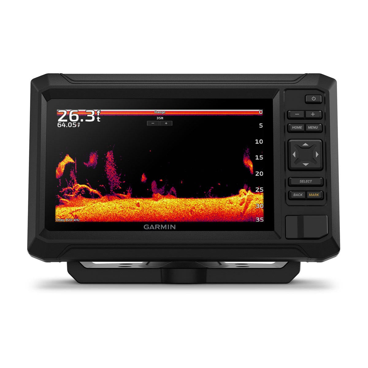Garmin ECHOMAP UHD2 73cv Chartplotter/Fishfinder Combo, 7 in Keyed Display, Garmin Navionics+ U.S. Inland Maps, GT20-TM Transom Mount Transducer — Quality Boat Parts