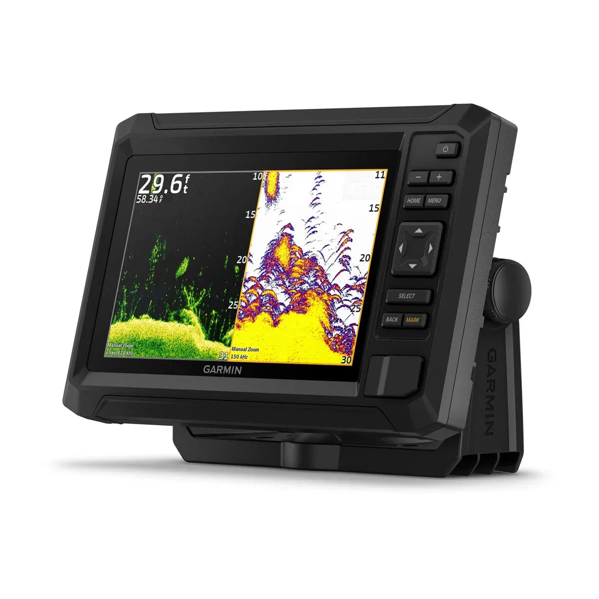 Garmin ECHOMAP UHD2 73cv Chartplotter/Fishfinder Combo, 7 in Keyed Display, Garmin Navionics+ U.S. Inland Maps, GT20-TM Transom Mount Transducer — Quality Boat Parts
