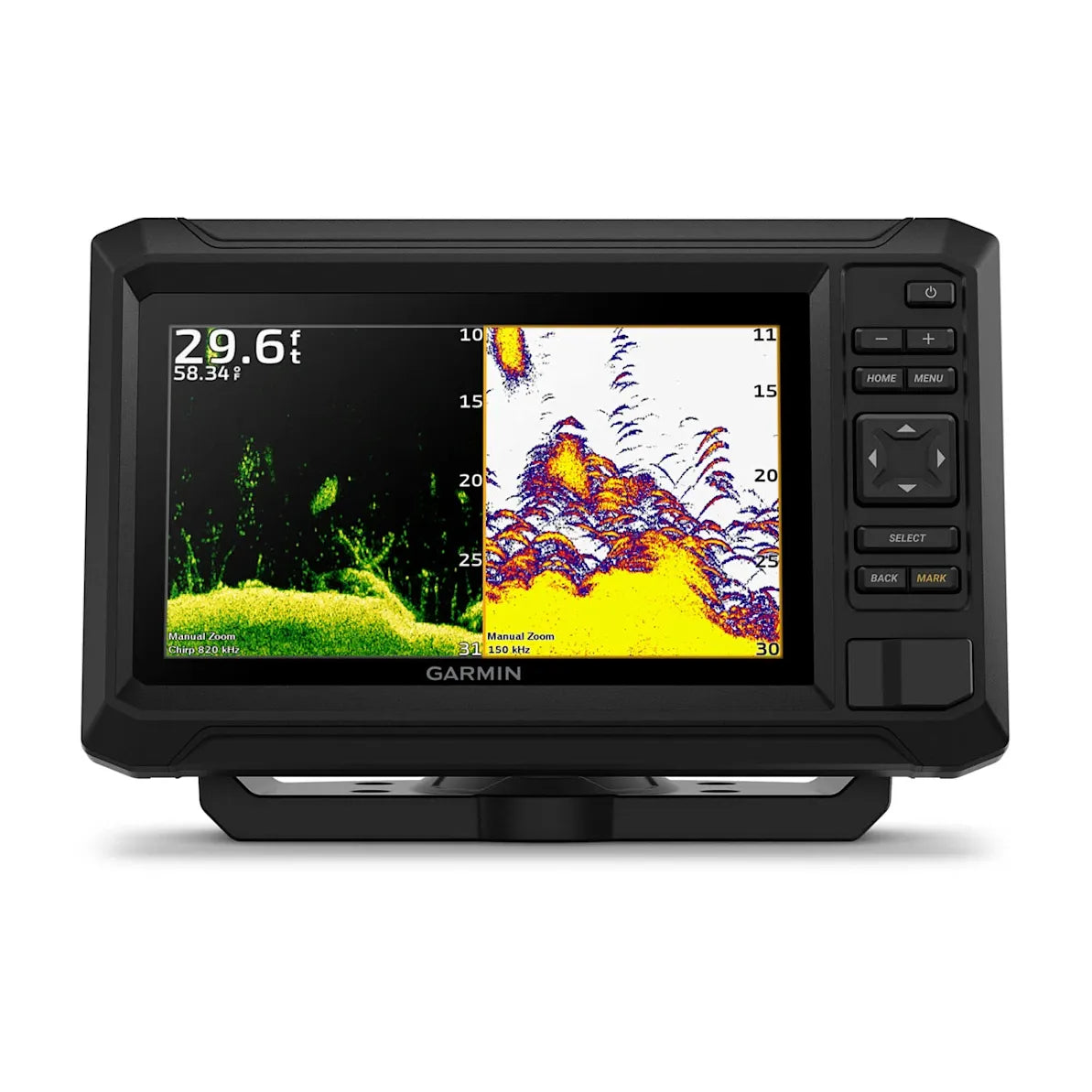 Garmin ECHOMAP UHD2 74CV Chartplotter/Fishfinder Combo, 7 in Keyed Display, Navionics+ U.S. Coastal & Great Lakes Charts, GT20-TM Transducer, CHIRP Sonar, ClearVü Sonar, Wi-Fi — Quality Boat Parts