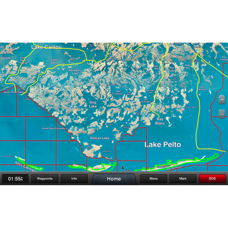 Garmin Standard Mapping Louisiana Central Chart microSD/SD Card, Premium, Statewide Coastal Aerial Overlay, Local Waterway Names, Recommended Routes, Offshore Lease Blocks, Wildlife Management Areas — Quality Boat Parts