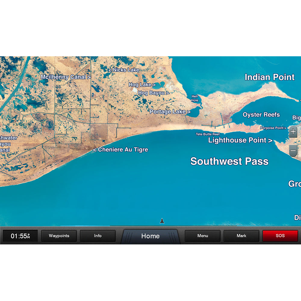 Garmin Standard Mapping Louisiana West Classic Chart Card, microSD/SD, Aerial Imagery Overlay, Offshore Elevation Shading, Local Names — Quality Boat Parts