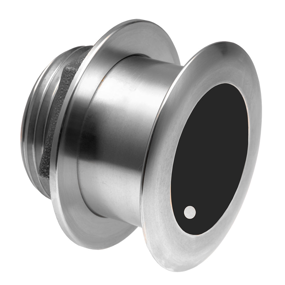 Simrad XSONIC SS175M Thru-Hull Medium CHIRP Transducer, 1 kW, 20° Tilt, 85-135 kHz, Stainless Steel, 9-Pin, Depth/Temp, 10 m Cable — Quality Boat Parts