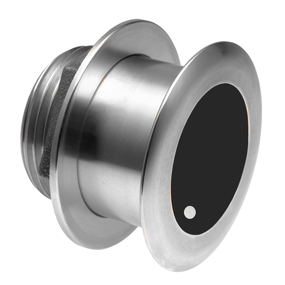 Simrad SS175H-W/12 Stainless Steel Thru-Hull CHIRP Transducer, 1 kW, 130-210 kHz, 25 Degree Beam, 12 Degree Tilt, 9-Pin, Depth and Temperature — Quality Boat Parts