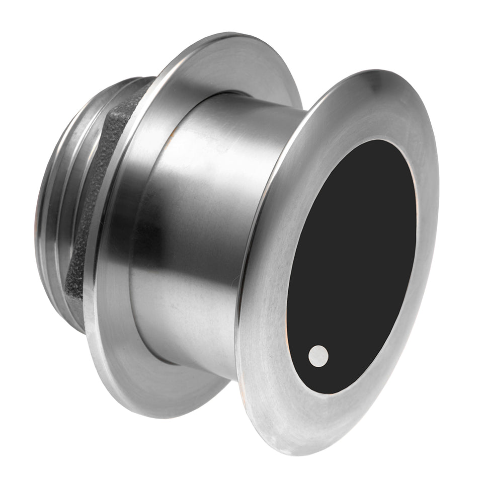 Simrad SS175H-W/12 Stainless Steel Thru-Hull CHIRP Transducer, 1 kW, 130-210 kHz, 25 Degree Beam, 12 Degree Tilt, 9-Pin, Depth and Temperature — Quality Boat Parts