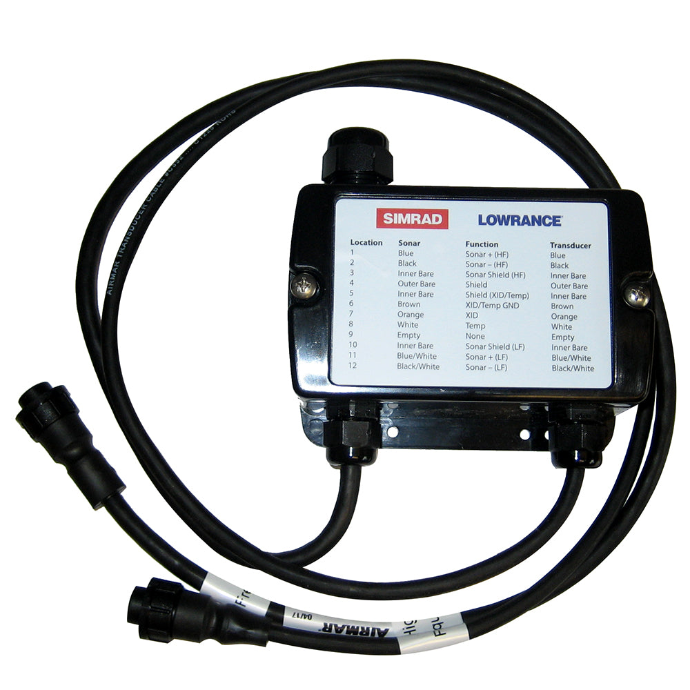 Simrad xSonic Pigtail Transducer Wiring Block Adapter, 9-Pin — Quality Boat Parts