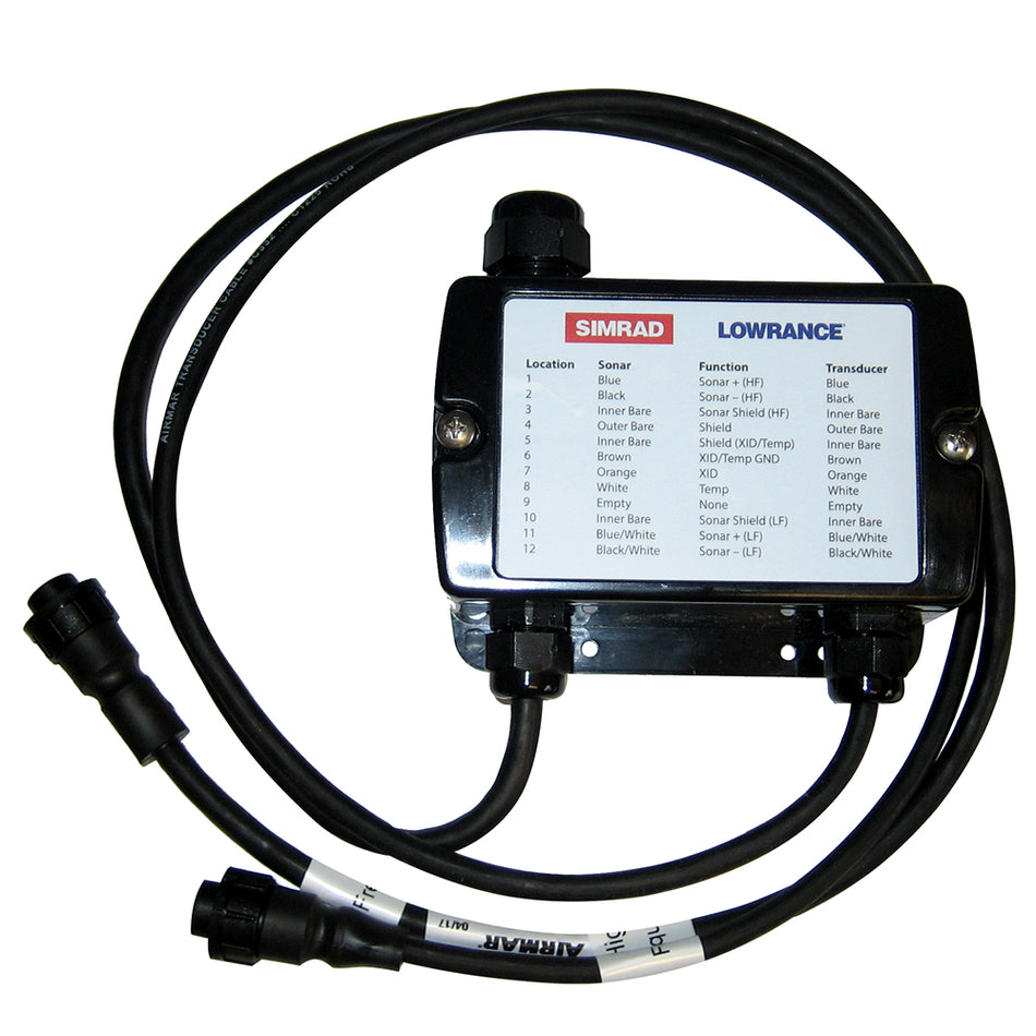 Simrad xSonic Pigtail Transducer Wiring Block Adapter, 9-Pin — Quality Boat Parts