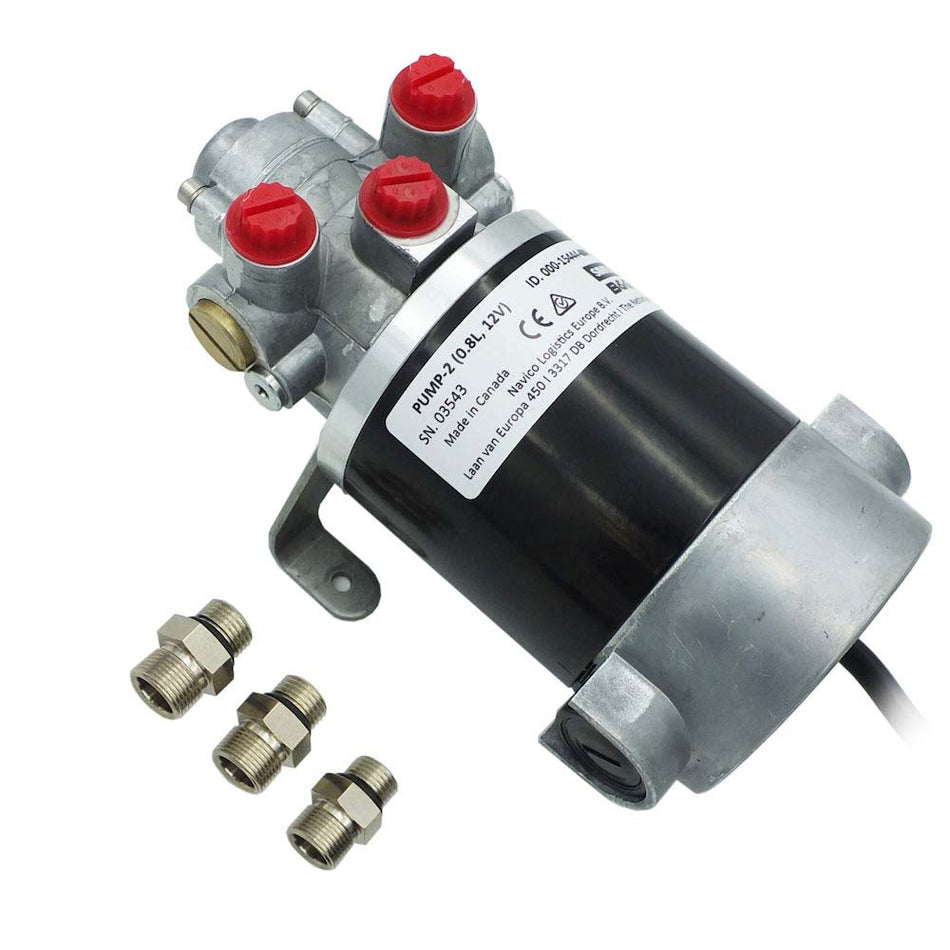 Simrad Pump-3 Hydraulic Autopilot Pump, For NAC-3/AC42, 12V, 160-550 cc Cylinders, 1.6L/min, Reversible — Quality Boat Parts