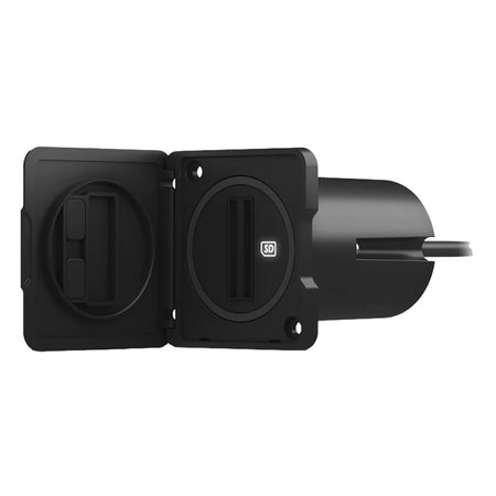 Garmin USB Card Reader, Dual SD Slots, Flush Mount, IPX7, USB-C Adapter Cable — Quality Boat Parts