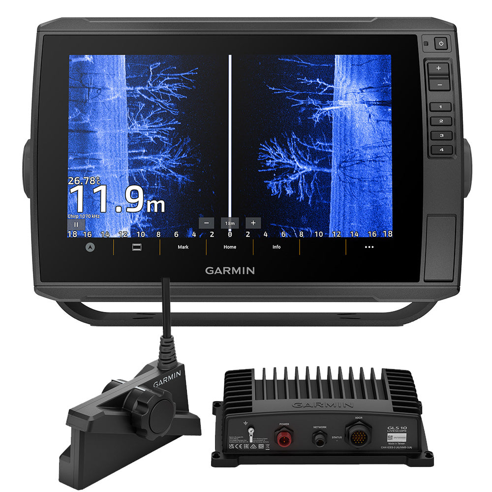 Garmin ECHOMAP Ultra 2 102sv Chartplotter/Fishfinder Bundle, 10 in Touchscreen, LiveScope Plus LVS34-IF Transducer, NMEA 2000 — Quality Boat Parts