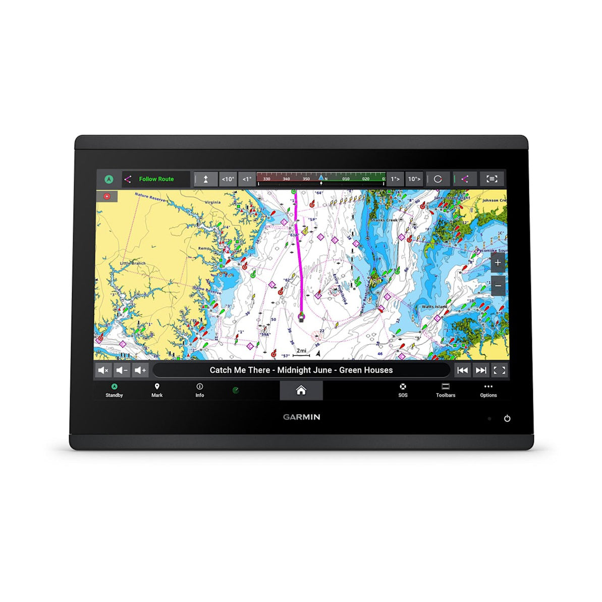 Garmin GPSMAP 1643 GN+ Chartplotter, Non-Sonar, 16 in HD IPS Touchscreen, Garmin Navionics+ Charts, NMEA 2000, IPX7 — Quality Boat Parts