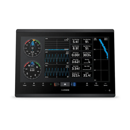 Garmin GPSMAP 1643 GN+ Chartplotter, Non-Sonar, 16 in HD IPS Touchscreen, Garmin Navionics+ Charts, NMEA 2000, IPX7 — Quality Boat Parts
