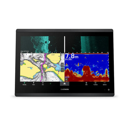 Garmin GPSMAP 1623xsv Chartplotter with Sonar, 16 in IPS Touchscreen, UHD SideVu/ClearVu, 1 kW CHIRP, NMEA 2000, Wi-Fi — Quality Boat Parts