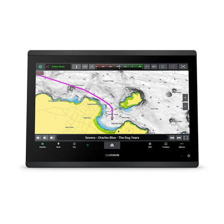 Garmin GPSMAP 1643xsv Chartplotter/Fishfinder, 16 in IPS Touchscreen, Garmin Navionics+ Built-In Charts, Ultra High-Definition SideVü/ClearVü Sonar, 1 kW CHIRP Support, NMEA 2000, Wi-Fi — Quality Boat Parts