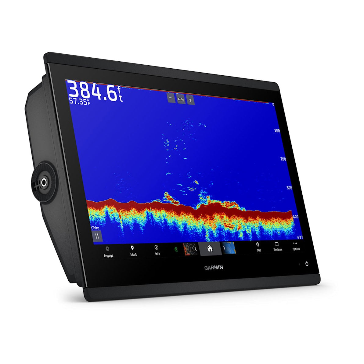 Garmin GPSMAP 1643xsv Chartplotter/Fishfinder, 16 in IPS Touchscreen, Garmin Navionics+ Built-In Charts, Ultra High-Definition SideVü/ClearVü Sonar, 1 kW CHIRP Support, NMEA 2000, Wi-Fi — Quality Boat Parts
