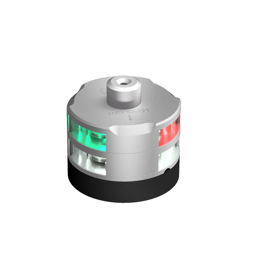 Lopolight Tri-Color/Anchor Navigation Light, 2NM, 10-32VDC, IP68, 0.75m Cable — Quality Boat Parts