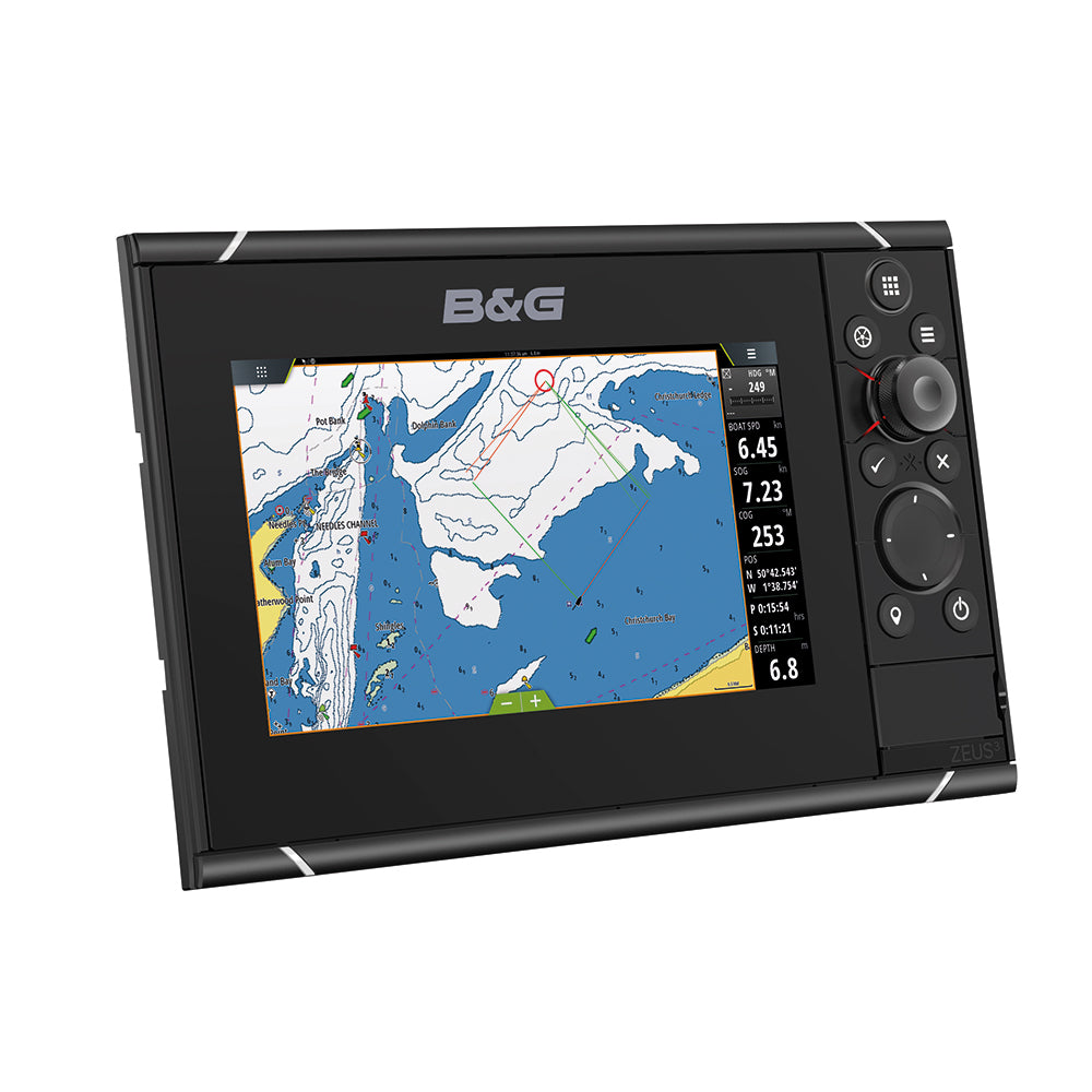 B&G Zeus3 7in Multifunction Display Chartplotter, C-MAP Charts, SolarMAX HD, Touchscreen, Wi-Fi, 10Hz GPS — Quality Boat Parts