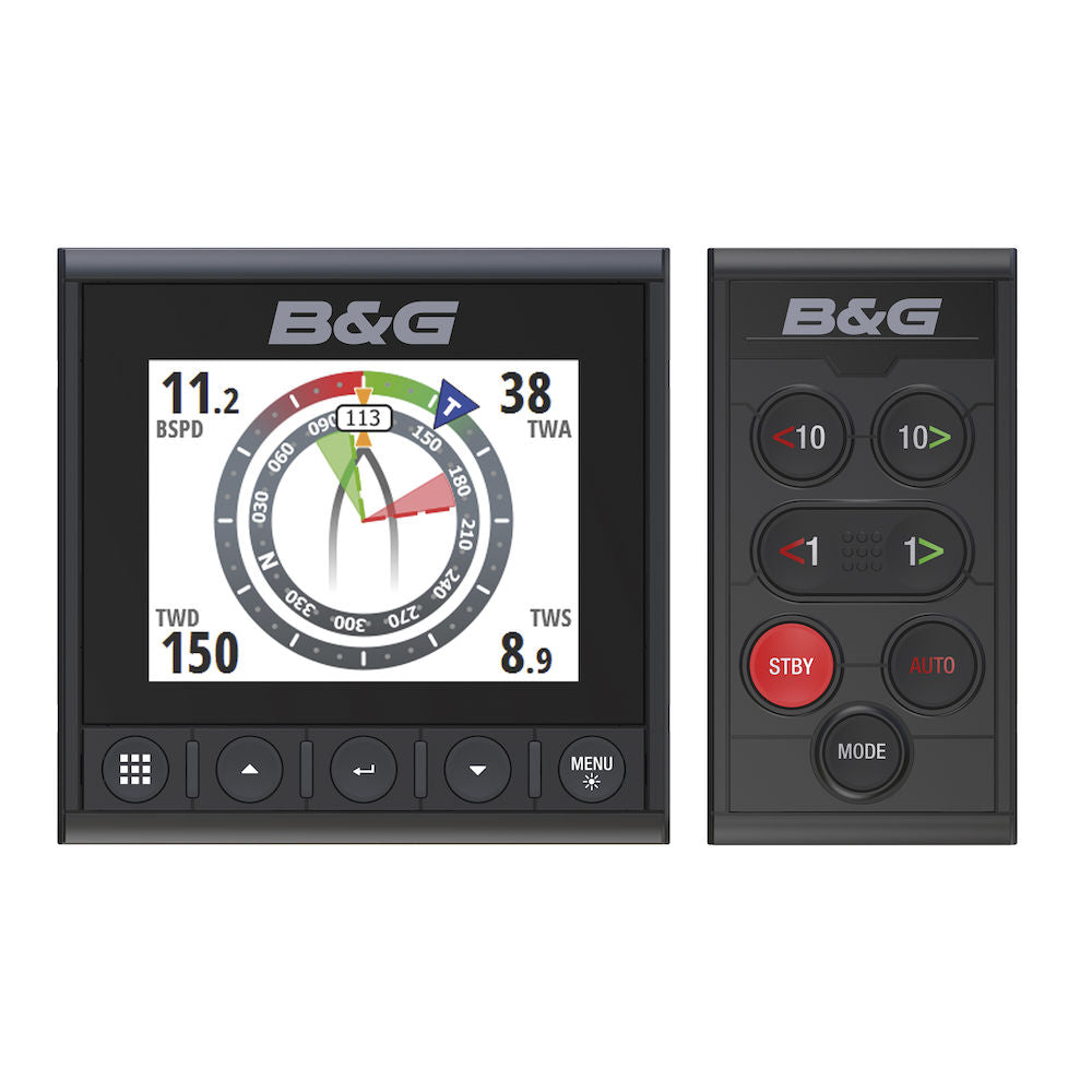 B&G Triton 2 Pilot Controller & Digital Display Pack, 4.1 in Optically Bonded Color LCD, NMEA 2000 Certified — Quality Boat Parts