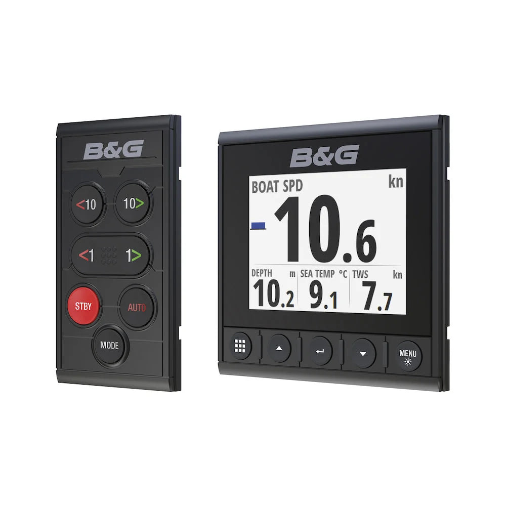 B&G Triton 2 Pilot Controller & Digital Display Pack, 4.1 in Optically Bonded Color LCD, NMEA 2000 Certified — Quality Boat Parts