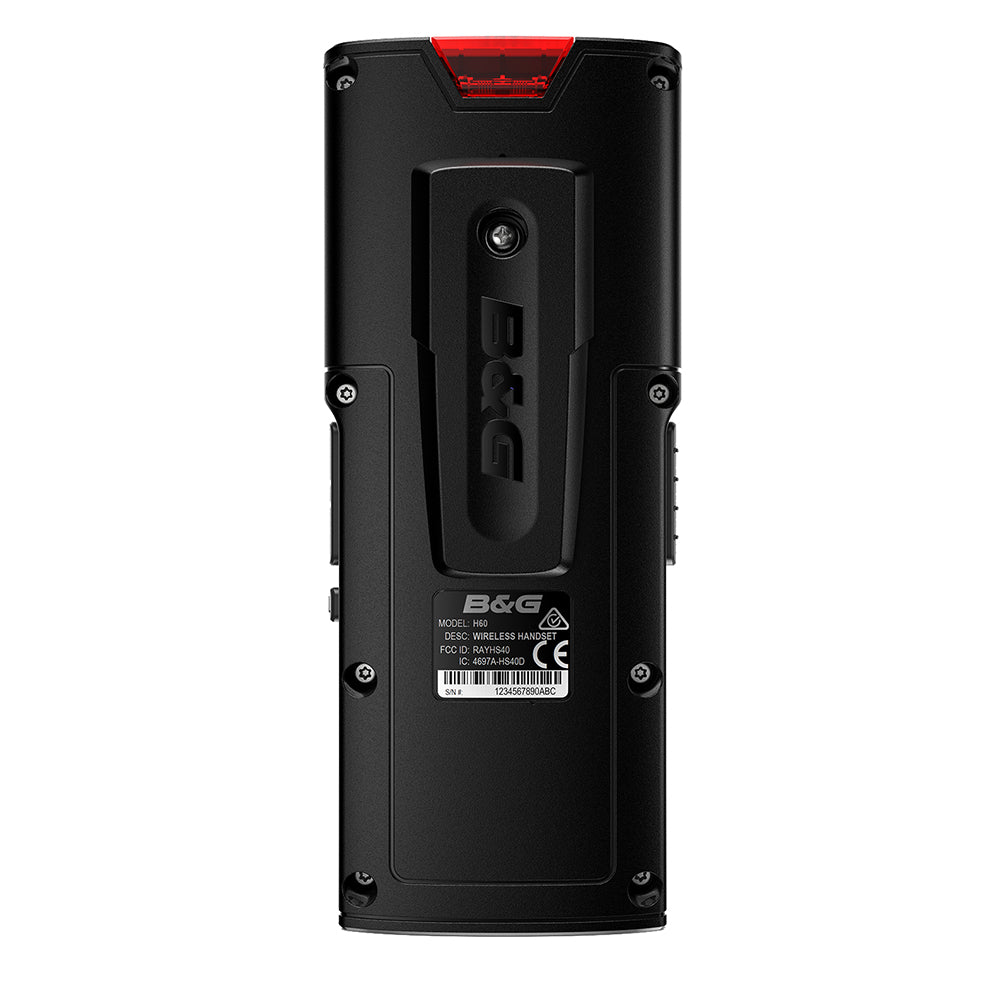 B&G H60 Wireless VHF Handset, For V60/V60-B, 100 m Range, IPX7, Inductive Charging — Quality Boat Parts