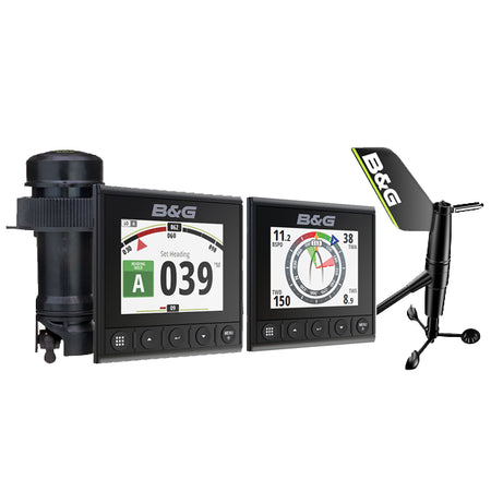 B&G Triton 2 Speed/Depth/Wireless Wind Instrument Pack, Dual 4.1 in Color Displays, DST810 Transducer, WS320 Wind Sensor, NMEA 2000 Starter Kit — Quality Boat Parts
