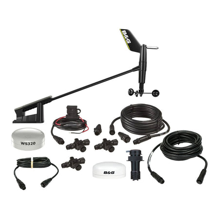B&G Sail Performance Sensor Pack, WS320 Wireless Wind, DST810 Depth/Speed/Temp Thru-Hull, ZG100 10Hz GPS/Compass, NMEA 2000 Micro-C Backbone Kit — Quality Boat Parts