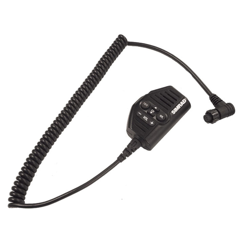 Simrad VHF Removable Fist Mic for RS40, Front/Rear Connection — Quality Boat Parts